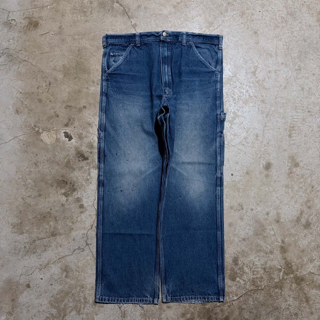Baker & Hamilton Denim Carpenter Pants (Category: Jeans) located in Manila. Submitted by arvinnn_ (Listing ID 1470689588, Image 2). Description: Baker&Hamilton Carpenter Pants W 38 L 40.5 LO 9 Good Condition Issue Distressed sa hem, Stain 550+sf Antipolo, Rizal.