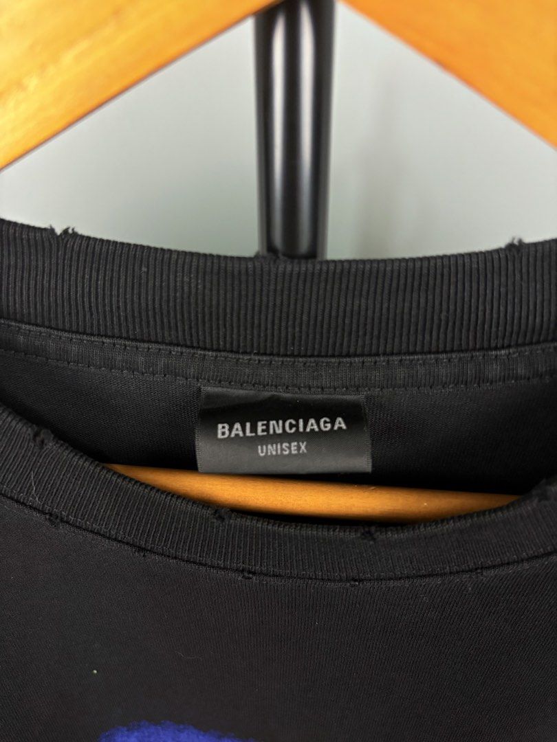 Balenciaga (Category: Tshirts & Polo Shirts ) located in Manila. Submitted by _remyboyz (Listing ID 1470597426, Image 3). Description: Balenciaga Measurement Size:Medium Width:24 Lenght:29 Color rate:10/10 Condition:Excellent condition Flaw/Issue:None.