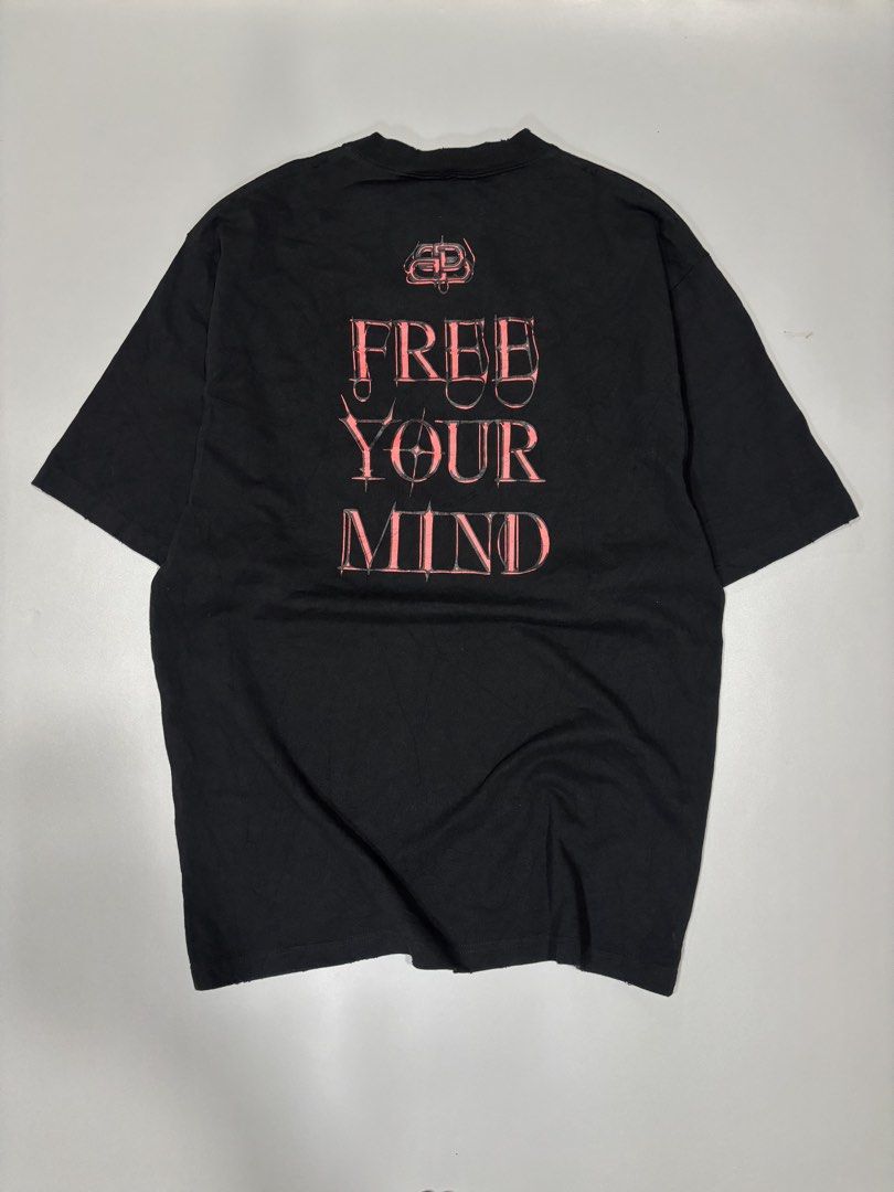 Balenciaga Gothic XL "Free Your Mind" (Category: Activewear) located in Cotabato. Submitted by alhsssss. (Listing ID 1470725563, Image 2). Description: Balenciaga Gothic XL “Free Your Mind” Xsmall fit to xl frame ‘excellent to new condition..