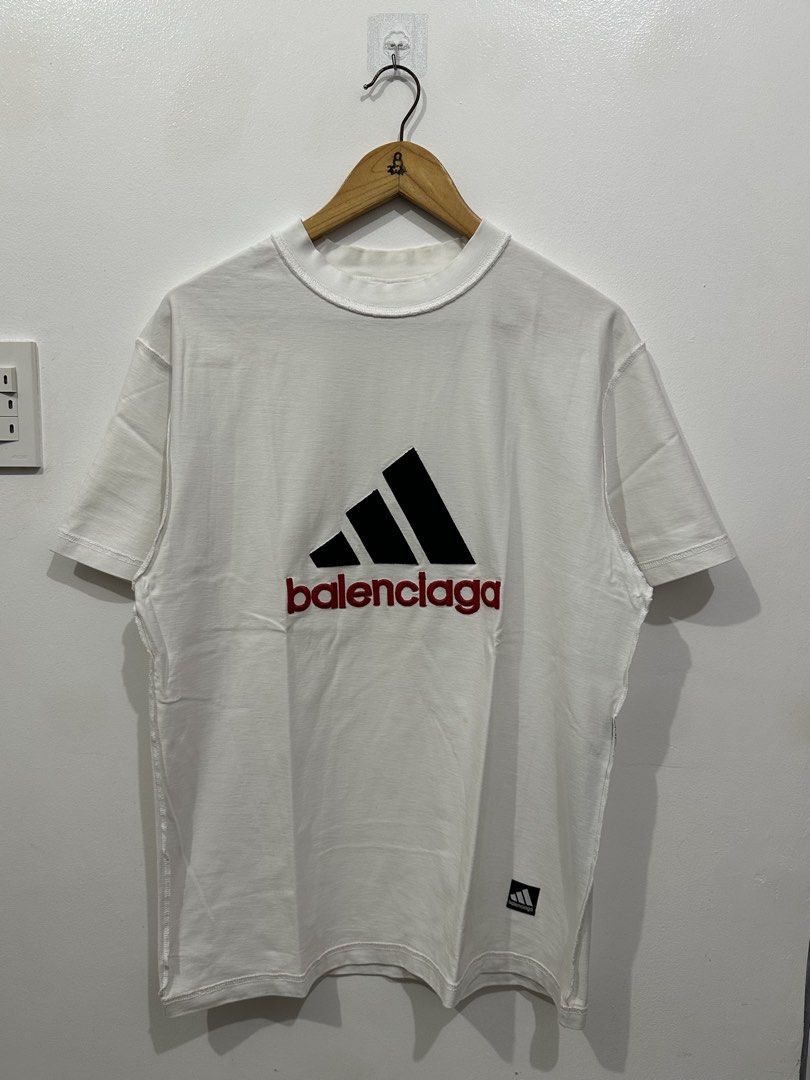 Ballenciaga collab adidas (Category: Tshirts & Polo Shirts ) located in Manila. Submitted by wegotthrifts (Listing ID 1470601448, Image 1). Description: 22x28 dimension 9.5/10 color rate Need wash .