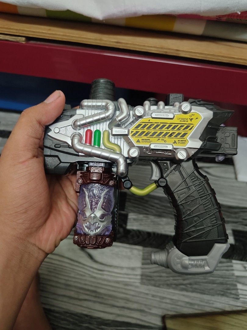 Bandai Kamen Rider Build dx Steam Gun + sg Bat fullbottle, Toys ...
