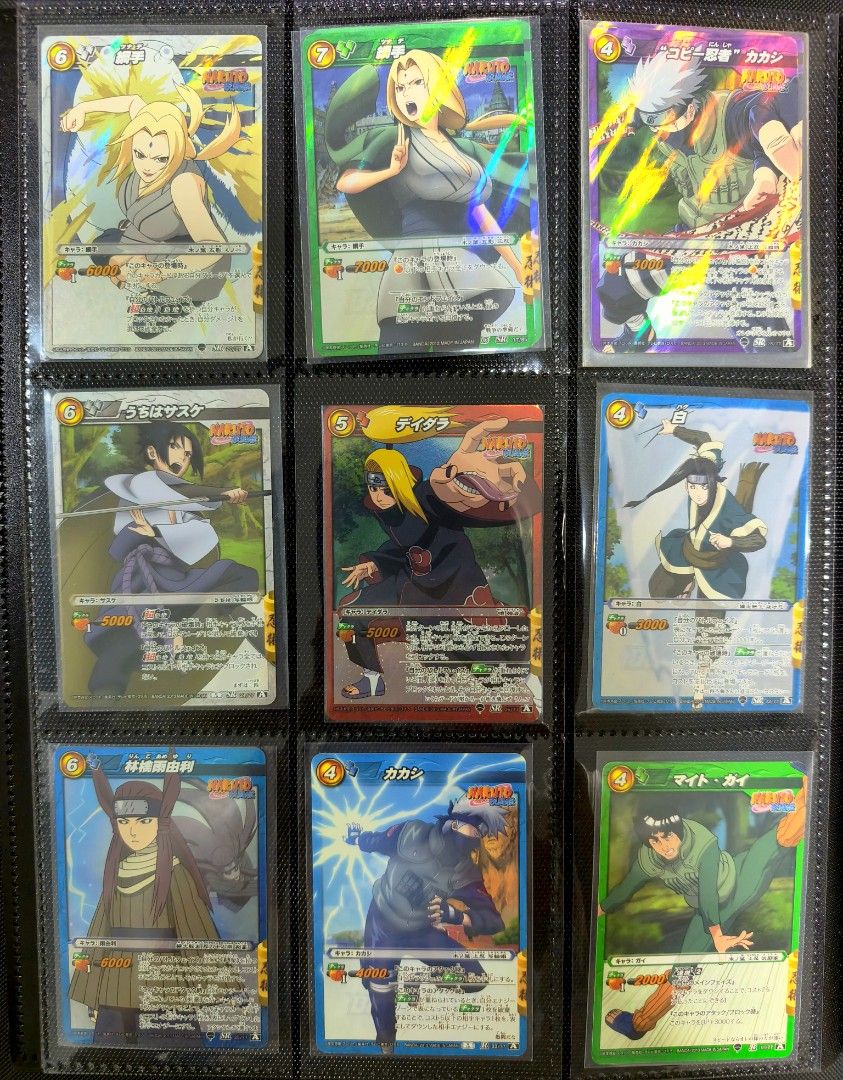 Bandai Naruto cards - assorted (Category: Raw Singles) located in Mapandan. Submitted by marc.bno (Listing ID 1470631889, Image 2). Description: Miracle rare Boost rare SR R.