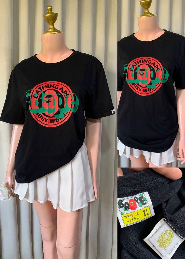 BAPE BUSY WORK SHIRT (Category: Formal Shirts) located in Digos. Submitted by vonbryle_08 (Listing ID 1470677335, Image 1). Description: brand new condi pa may pinhole lang super liit lang not noticeable since it's super black oa nya not faded.