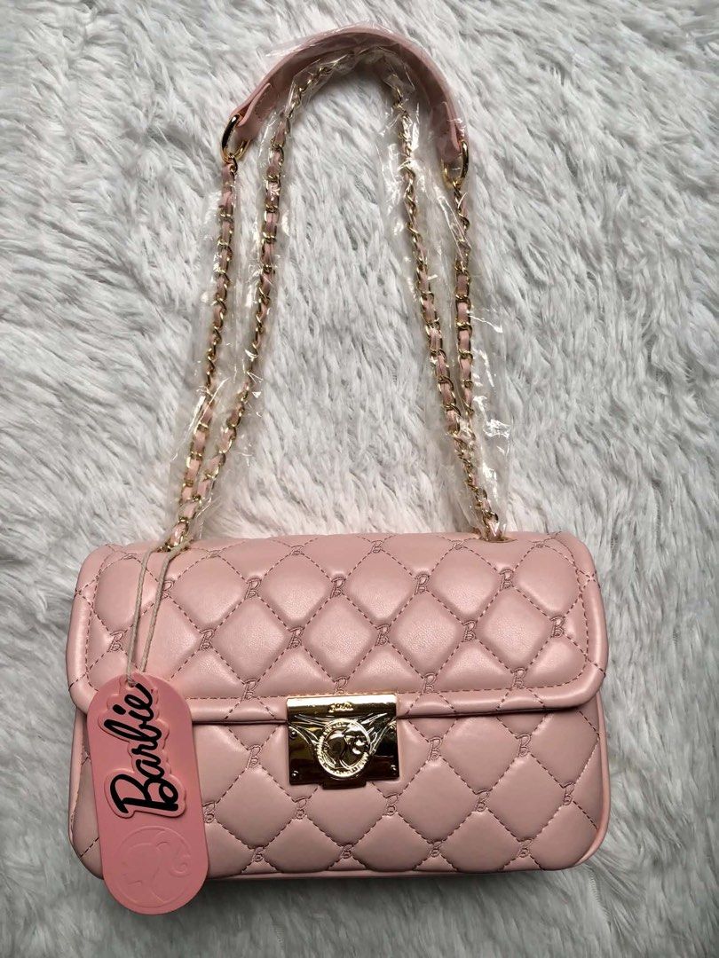 Barbie Quilted Sling Bag (Category: Shoulder Bags) located in Las Pinas. Submitted by rich.collects (Listing ID 1470717699, Image 3). Description: 🎀 Authentic Barbie Sling Bags 🎀 💖 Timeless quilted details, versatile and can be paired effortlessly with any outfit. 💖 Comes with a box & paper bag (perfect for gifting) 😉 🏷️ ₱1,800 each .