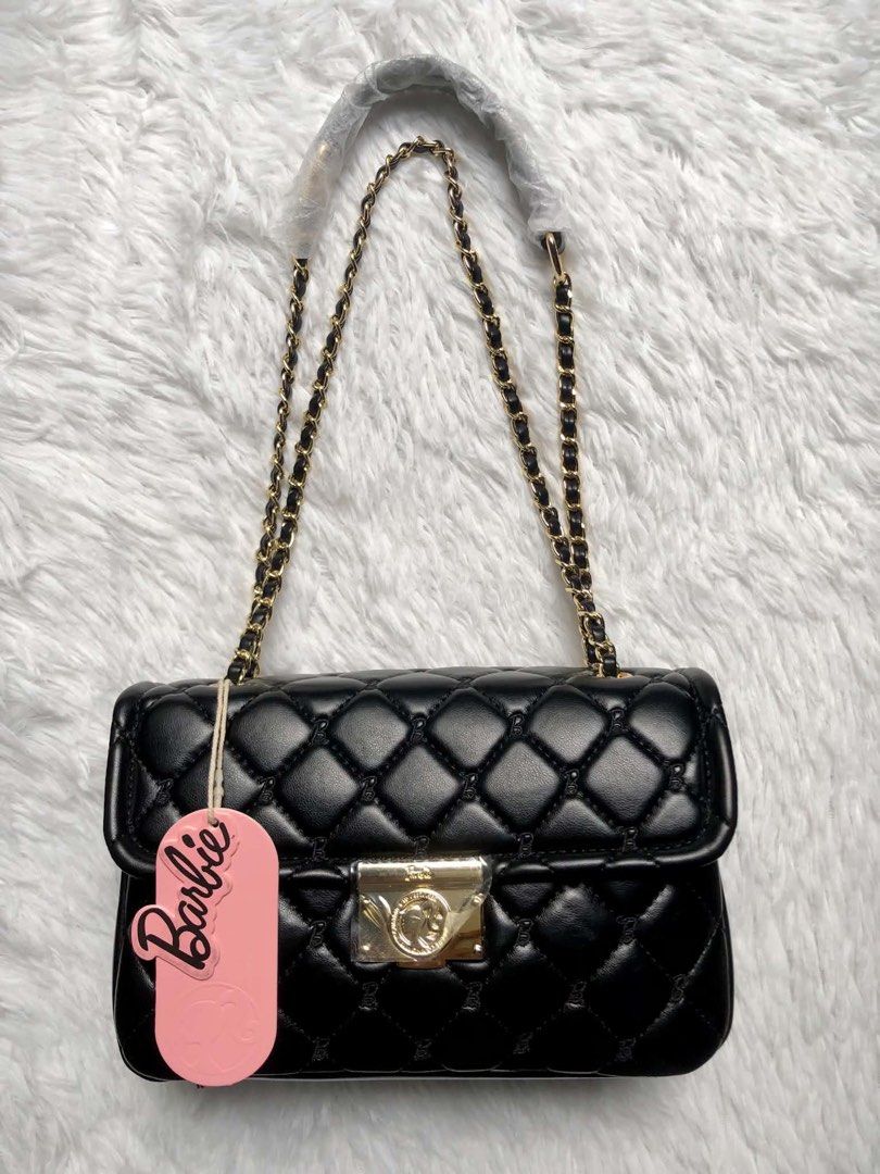 Barbie Quilted Sling Bag (Category: Shoulder Bags) located in Las Pinas. Submitted by rich.collects (Listing ID 1470717699, Image 1). Description: 🎀 Authentic Barbie Sling Bags 🎀 💖 Timeless quilted details, versatile and can be paired effortlessly with any outfit. 💖 Comes with a box & paper bag (perfect for gifting) 😉 🏷️ ₱1,800 each .
