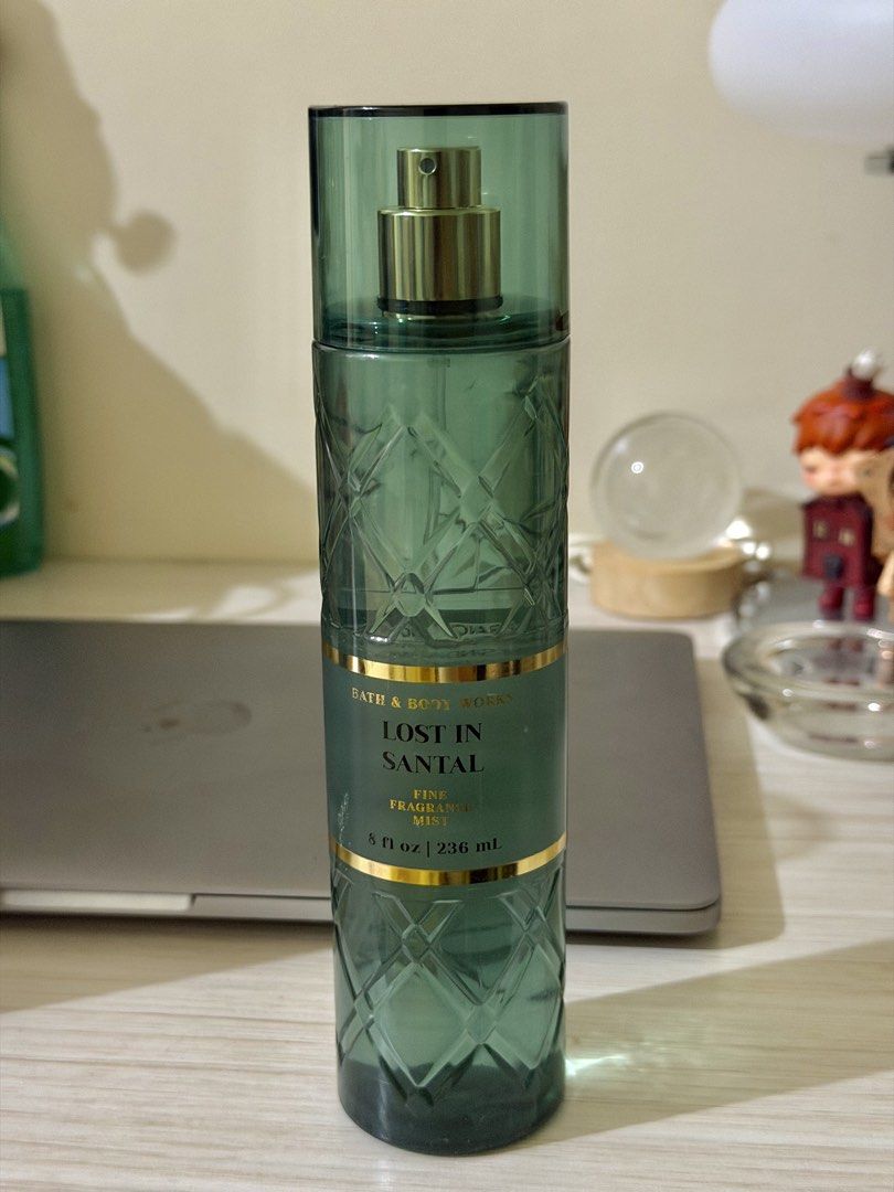 Bath & Body Works Lost In Santal Mist (Category: Fragrance & Deodorants) located in Manila. Submitted by xoxorml (Listing ID 1470691264, Image 1). Description: - Brand: Bath & Body Works - Product: Lost In Santal Fine Fragrance Mist - Size: 8 fl oz / 236 mL - Condition: Brand new / Full bottle - From Canada - Features: Great daily scent, fresh and long-lasting.