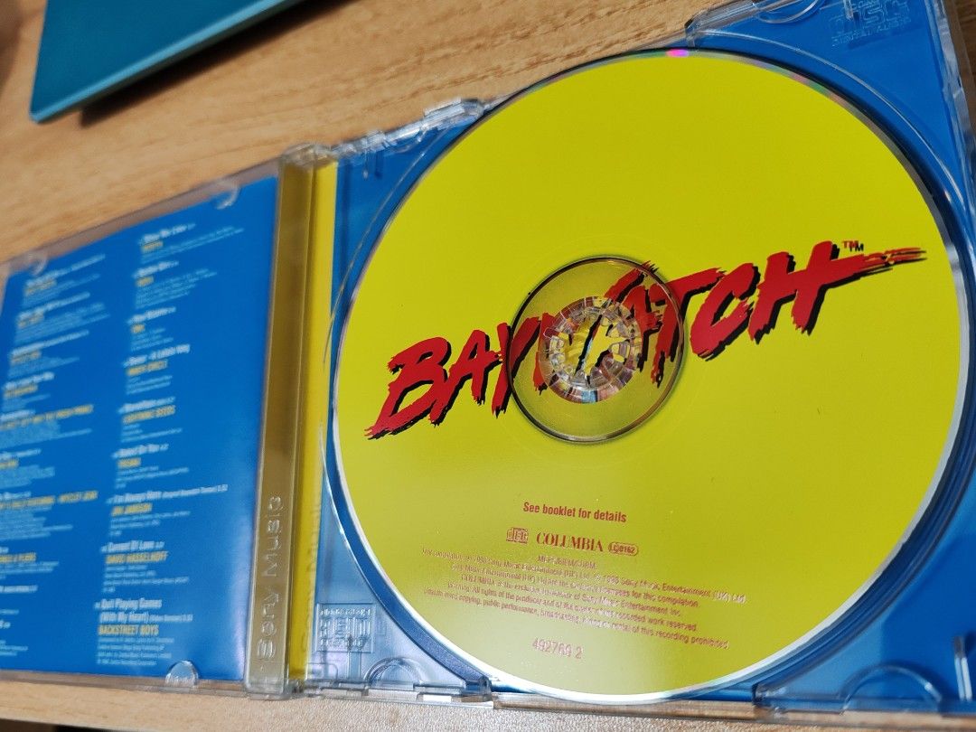 Yellow Profile Disc Baywatch Soundtrack Audio CD (Sony Music, Columbia), Hobbies ...