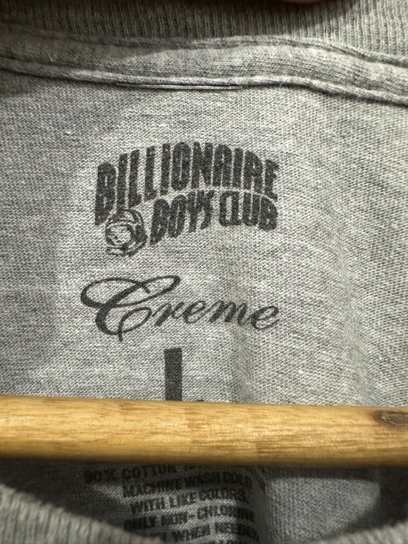 BBC (Category: Tshirts & Polo Shirts ) located in Manila. Submitted by wegotthrifts (Listing ID 1470600943, Image 3). Description: Billionaire’s boys club collab creme 22x28.5 dimension 9.8/10 color rate No issue.