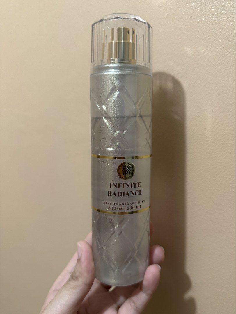 BBW Infinite Radiance Mist (Category: Fragrance & Deodorants) located in Rizal. Submitted by miss2lyps (Listing ID 1470642491, Image 1). Description: -80 % full.