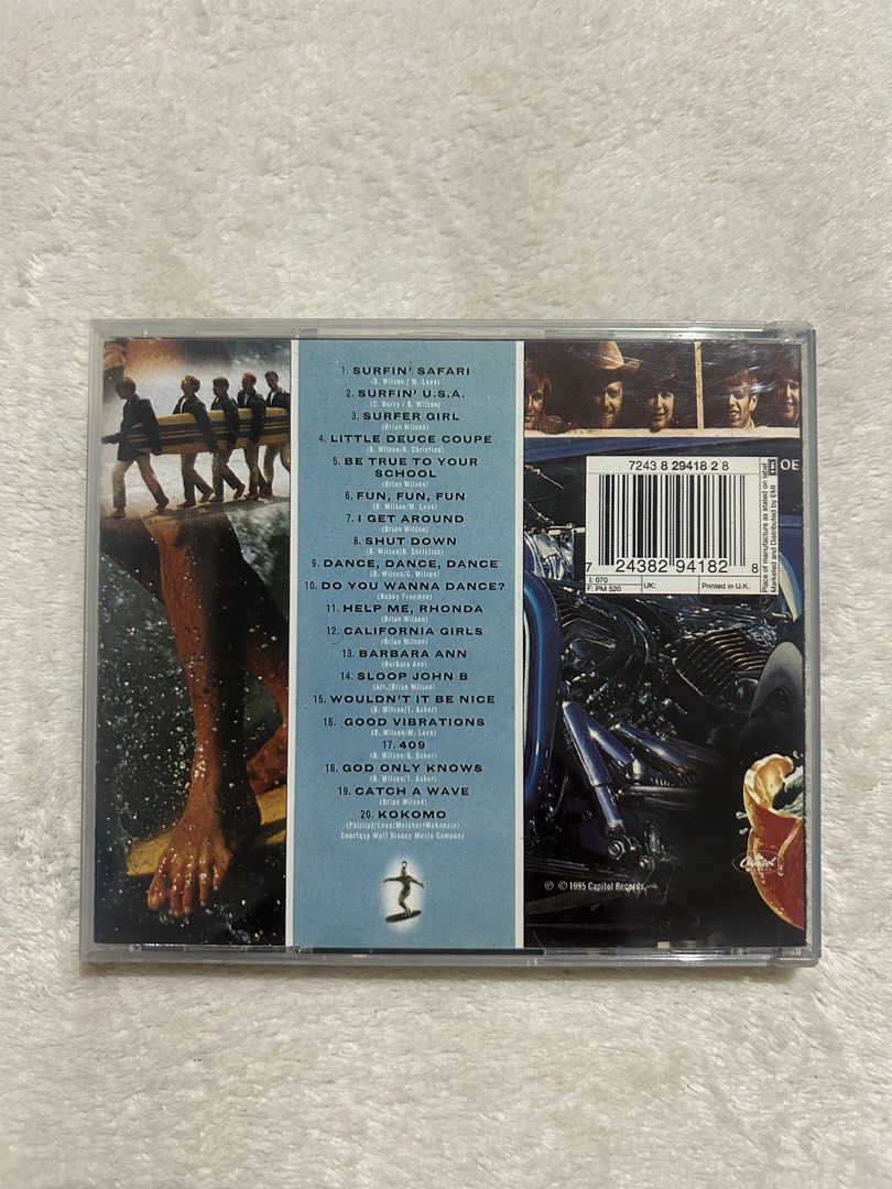 BEACH BOYS GREATEST HITS (Category: CDs & DVDs) located in Baguio. Submitted by previouslymine.10 (Listing ID 1470659498, Image 2). Description: Original MOP via gcash Location: Baguio City.