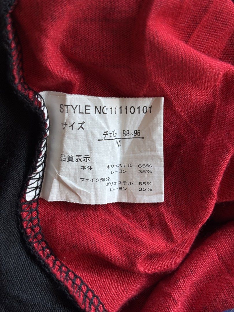 Beaumere Japan Layered Union Jack Longsleeves (Category: Tshirts & Polo Shirts ) located in Bacolod City. Submitted by keel_08 (Listing ID 1470635404, Image 3). Description: 17 W 25.5 L M on tag Pang Vkei mo ya + shipping fee.