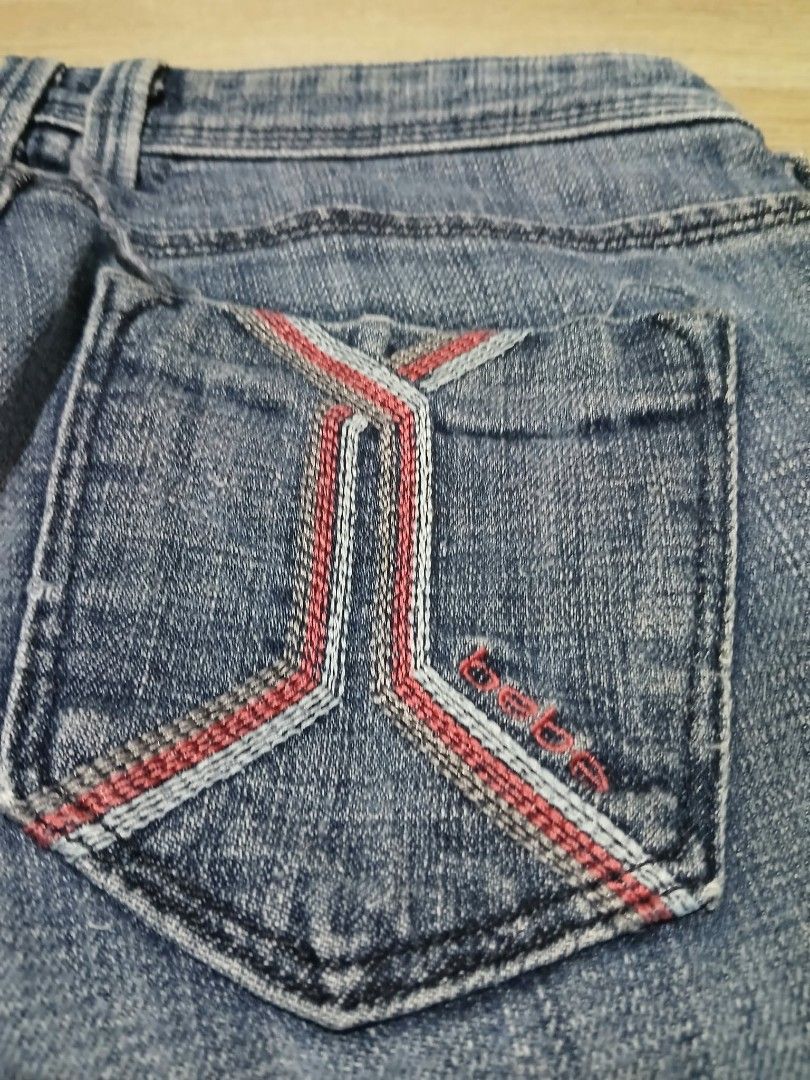 Bebe BootCut Jeans (Category: Jeans) located in Mangaldan. Submitted by used2.wearwomens (Listing ID 1470636332, Image 3). Description: Good Condition No Issue Size 25 On Tag Waist 25-27 Length 37.5 Kindly Check All Posted Pictures.
