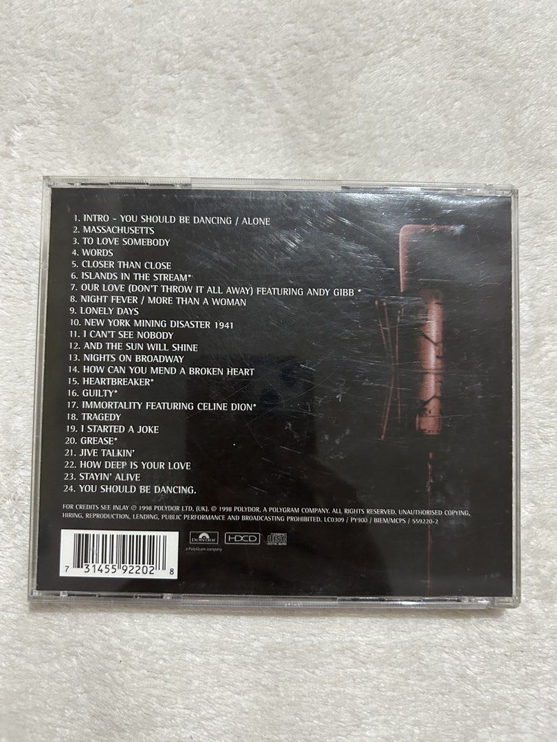 BEE GEES 2CDs (Category: CDs & DVDs) located in Baguio. Submitted by previouslymine.10 (Listing ID 1470660820, Image 2). Description: CD 1: Bee Gees One Night Only CD 2: One MOP via gcash Location: Baguio City .
