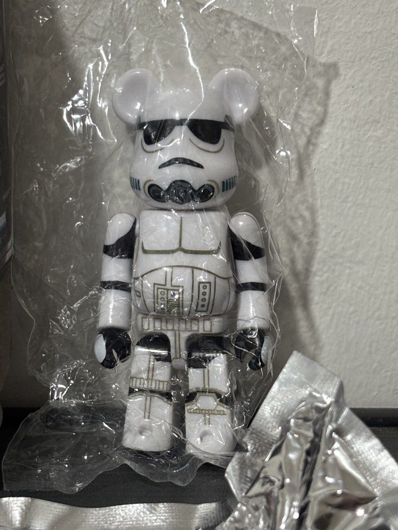 BE@RBRICK Star Wars Stormtrooper Chase Figure (Category: Designer & Blind Box Toys) located in Quezon City. Submitted by ricalazo (Listing ID 1470676048, Image 2). Description: - Item: BE@RBRICK Star Wars Stormtrooper Figure (Chase Series) - Brand: Medicom Toy - Condition: Unboxed blind box pull, still factory sealed inside original inner plastic bag - Inclusions: Complete with original outer black box and foil packaging - Authenticity: 100% auth