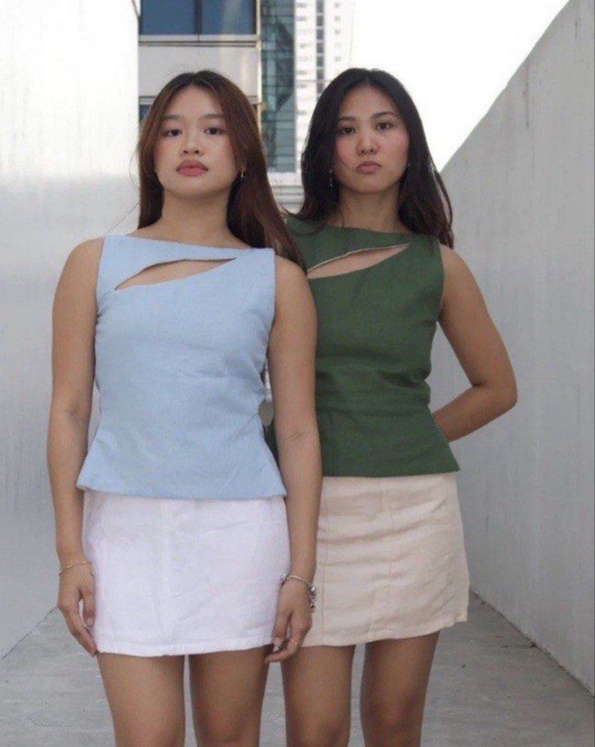 Beyond Collective Reversible Linen Blouse (Category: Sleeveless) located in Antipolo. Submitted by hm_cyst (Listing ID 1470566195, Image 1). Description: .