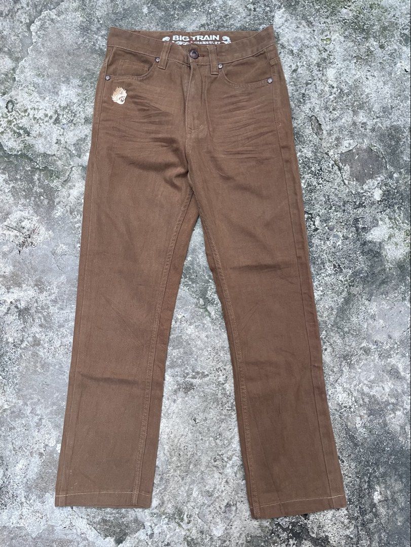 Big Train Choco Brown Japanese Pants (Category: Jeans) located in Buruanga. Submitted by kaizenfinds7 (Listing ID 1470632258, Image 2). Description: No issues Size 28 Length 38.5 +sf.