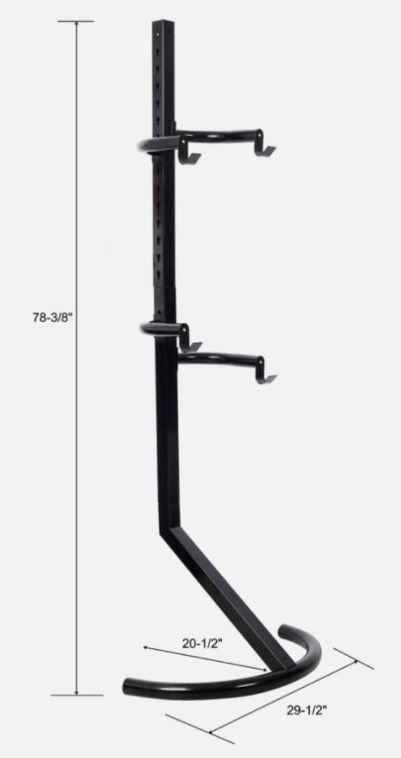 Bike rack for sale (Category: Other Sports Equipment and Supplies) located in Las Pinas. Submitted by mitchvinluan (Listing ID 1470613836, Image 2). Description: For Sale : Item1 : Bike Rack 2 Bike Wall Storage Rack Stand Price : 3k php As is where is.....