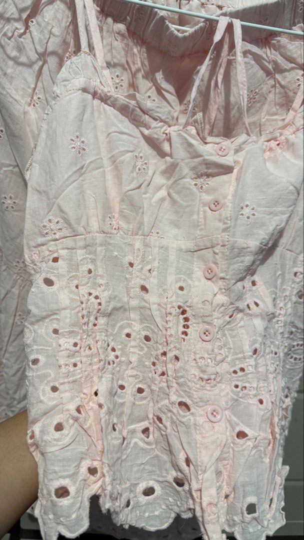 BKK Eyelet Skirt Coordinates (Category: Sets or Coordinates) located in Quezon City. Submitted by dinesaur (Listing ID 1470675632, Image 2). Description: Never used but tags removed.