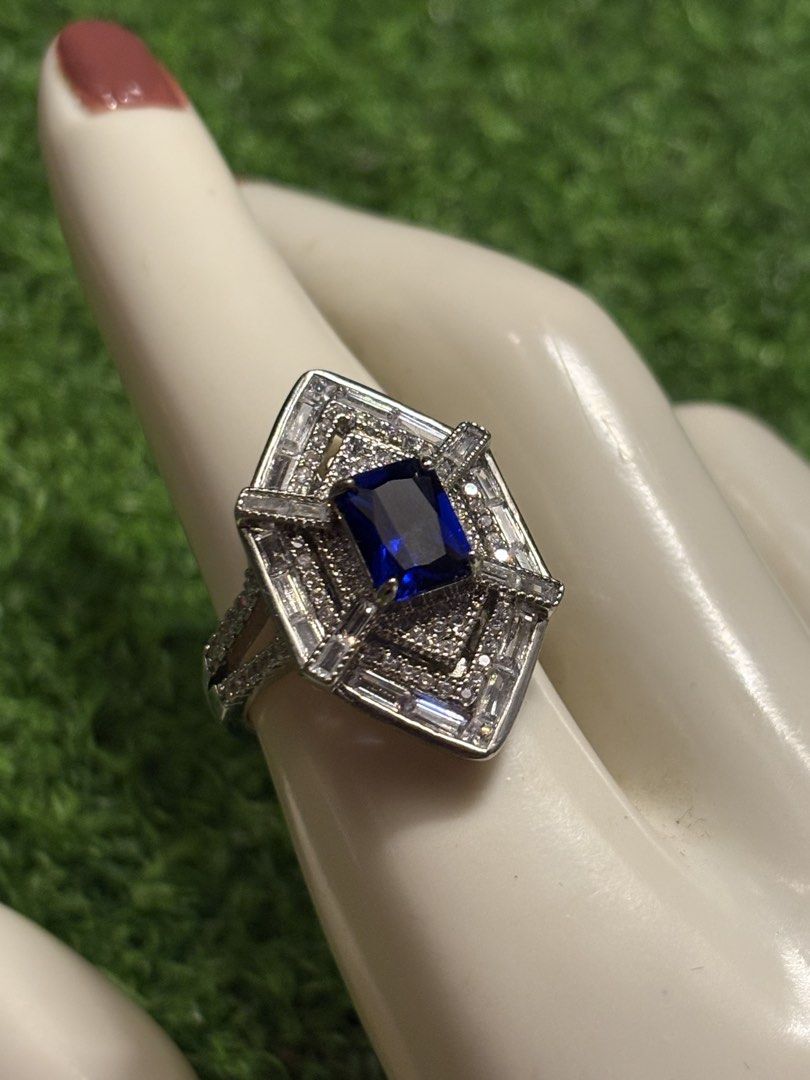 💙❤️blue ruby power ring gemstone (Category: Rings) located in Davao. Submitted by ememlou17 (Listing ID 1470574827, Image 1). Description: 💙❤️Blue Ruby Power Ring gemstone. Ring size 7.5 adjustable Markings pt950 Rodium/ Platinum over copper based metal Tarnish resistant with extra care Message me directly📩.