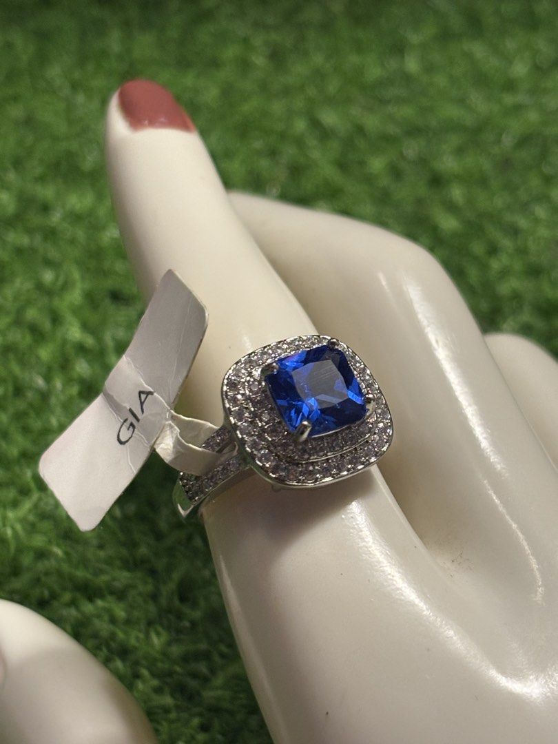 ❤️💙blue ruby power ring gemstone (Category: Rings) located in Davao. Submitted by ememlou17 (Listing ID 1470574966, Image 1). Description: 💙❤️Blue Ruby Ring gemstone. Ring size 8 adjustable Markings italy750 Uv reactive Rodium/ Platinum over copper based metal Tarnish resistant with extra care Message me directly📩.
