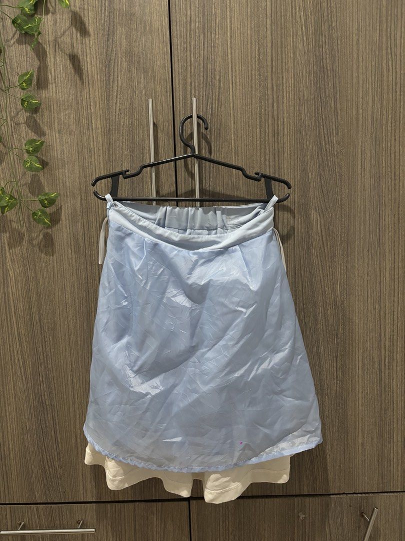 blue skirt (Category: Skirts) located in Manila. Submitted by a.aazcii (Listing ID 1470670786, Image 1). Description: ✨Mini skirt like alice in the wonder land ✨fits to S-M frame ✨have small stains ✨trendy 💵PAYMENT FIRST: GCASH & MARIBANK ONLY AND STRICTLY PAYMET FIRST PO~ 📦JNT/ MEET UP SA MALCOM SQUARE ‼️ shipping fee should be covered by the buyer 📍BAGUIO CITY .