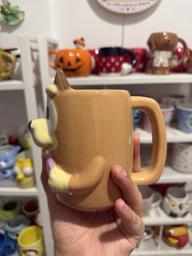 Bluey brown mug (Category: Coffee & Tea Tableware) located in Quezon City. Submitted by fragilebabies (Listing ID 1470562171, Image 3). Description: Please be reminded that these mugs are mall pull-out items. Minor imperfections such as small chips, slight paint chips, crazing (fine hairlines), and other minor marks may be present and are considered normal for mall pull-out items. That said, most of our mugs are still in good condition. Any notic