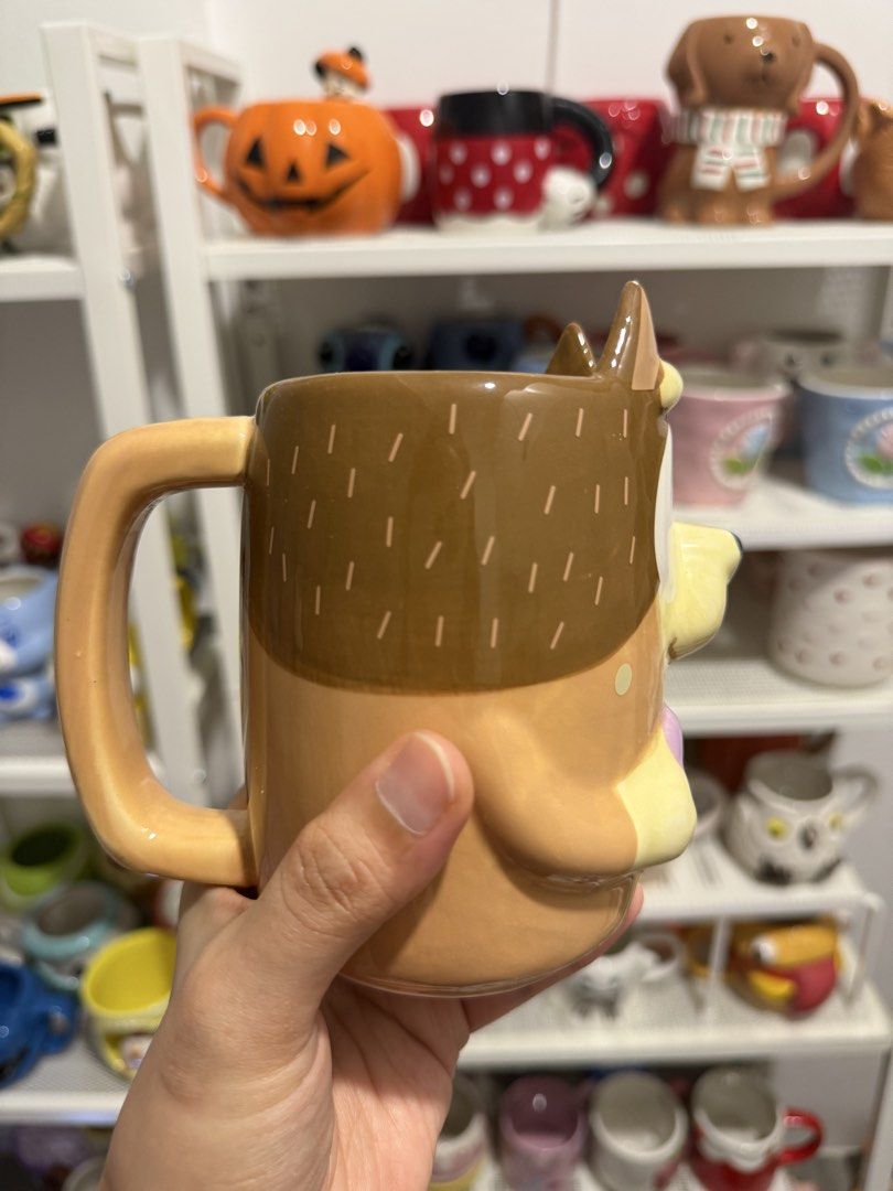 Bluey brown mug (Category: Coffee & Tea Tableware) located in Quezon City. Submitted by fragilebabies (Listing ID 1470562171, Image 2). Description: Please be reminded that these mugs are mall pull-out items. Minor imperfections such as small chips, slight paint chips, crazing (fine hairlines), and other minor marks may be present and are considered normal for mall pull-out items. That said, most of our mugs are still in good condition. Any notic