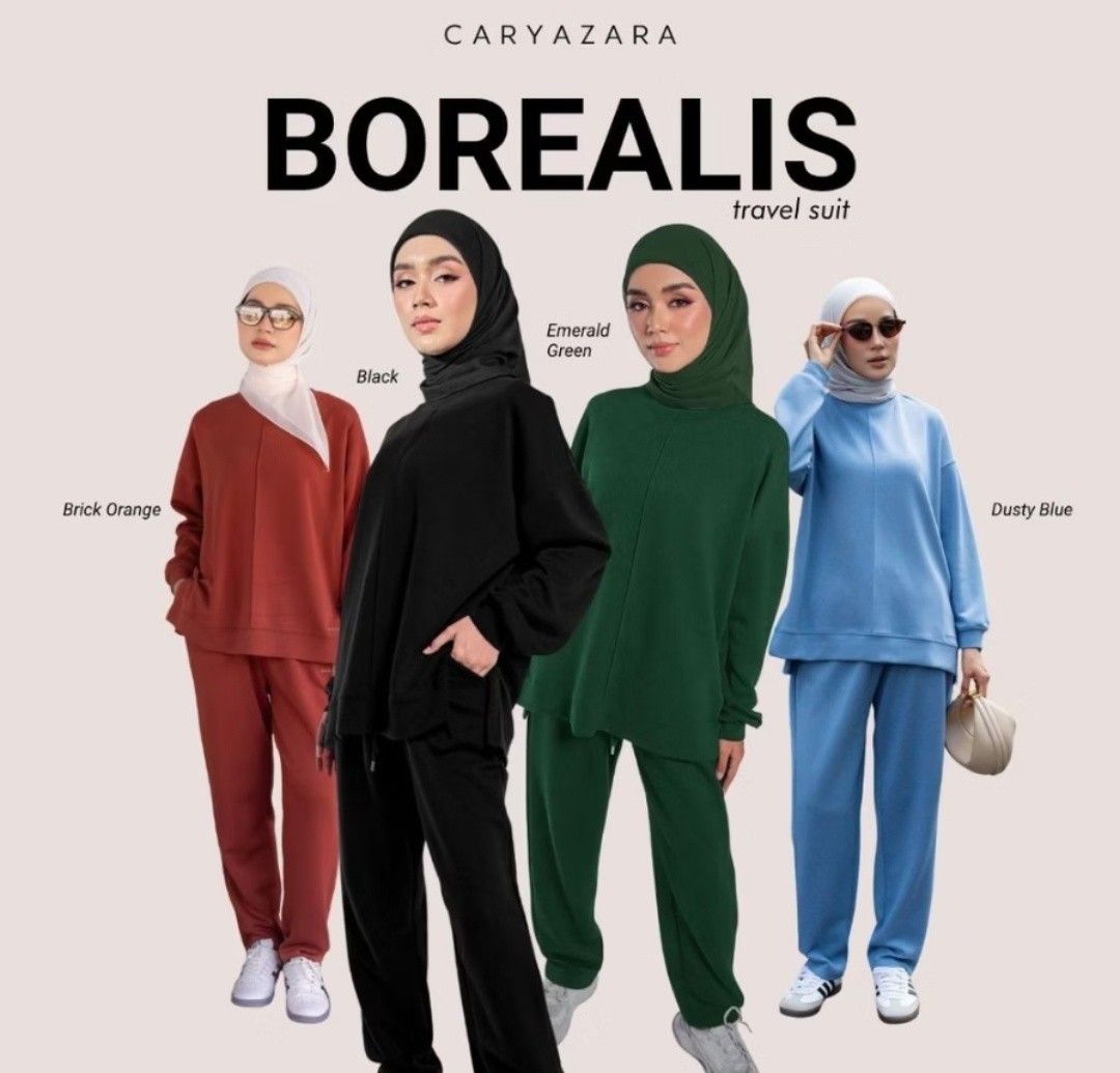 Progressive Brick Borealis Travel Suit - Brick Orange, Women's Fashion, Dresses & Sets ...