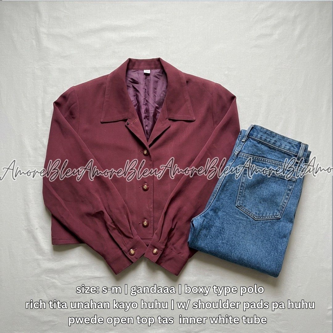 BOXY POLO TOP (Category: Blouses) located in Malasiqui. Submitted by amorexbleu (Listing ID 1470580133, Image 1). Description: loc: malasiqui pangasinan jnt ship only | no cod.