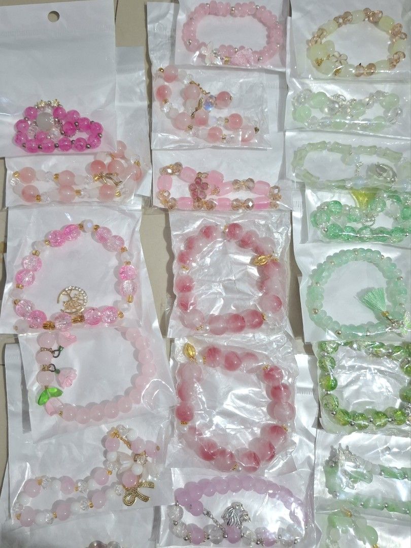 BRACELET 50 EACH WITH/WITHOUT CHARM ASSORTED COLOR (Category: Bracelets) located in Taguig. Submitted by fits.for.less (Listing ID 1470613275, Image 2). Description: BRACELET 50 EACH HOW TO BUY? -ss image, edit (encircle) the bracelet you want to buy -send me a message MOP: Gcash MOD: lalamove/grab, pick-up if malapit lang.