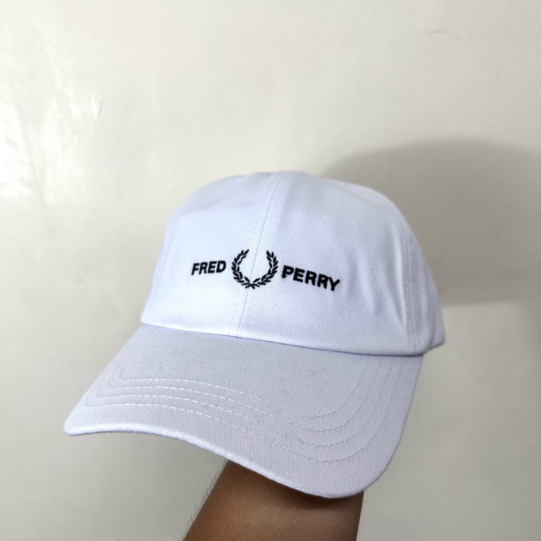 Brand new Fred Perry Cap (Category: Caps & Hats) located in Manila. Submitted by dane.closet (Listing ID 1470651345, Image 1). Description: Brand new Fred Perry Cap Size: One size fits all -Adult size Brand new never been worn No flaws at all 10/10 Color rate Authentic/Original with complete tags Price: 1650 ✔️ COD via Lalamove ✔️ Door to door delivery through J&T express ✔️ Open for meetups within Makati Dm me 💯.