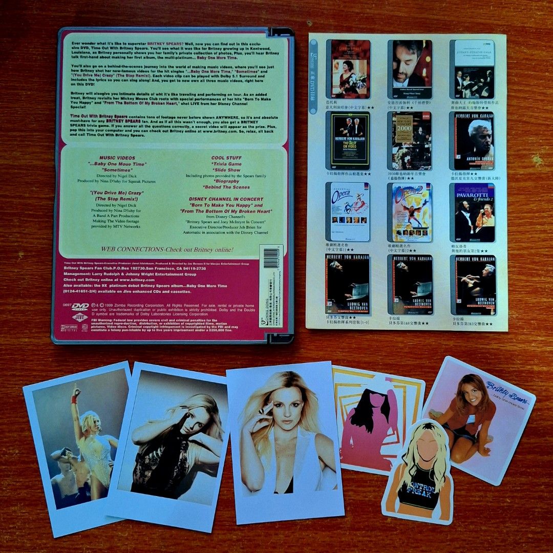Britney spears (Category: CDs & DVDs) located in Caloocan City. Submitted by collectionsitems (Listing ID 1470664651, Image 2). Description: Welcome to our shop KEY NECTION A DISCTION MUSIC AND VIDEO STORE! 👝Posted items are on hand. 💿🎧🎵💽🎷📽🎥 CD'S / DVD's Books & VINYL are all imported made in uk our local opm album and original in mint to nearmint & unsealead sealed brand new 🛒Pls add to cart to check stocks availability. 💵We sell quali