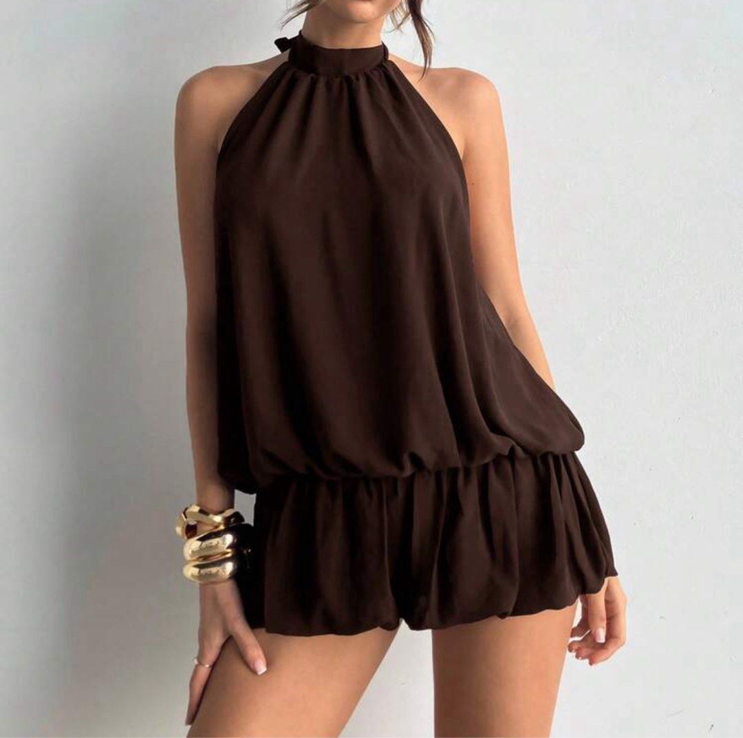 Brown Backless Mini Dress (Category: Dresses) located in Quezon City. Submitted by dress2impress_ (Listing ID 1470575742, Image 2). Description: .