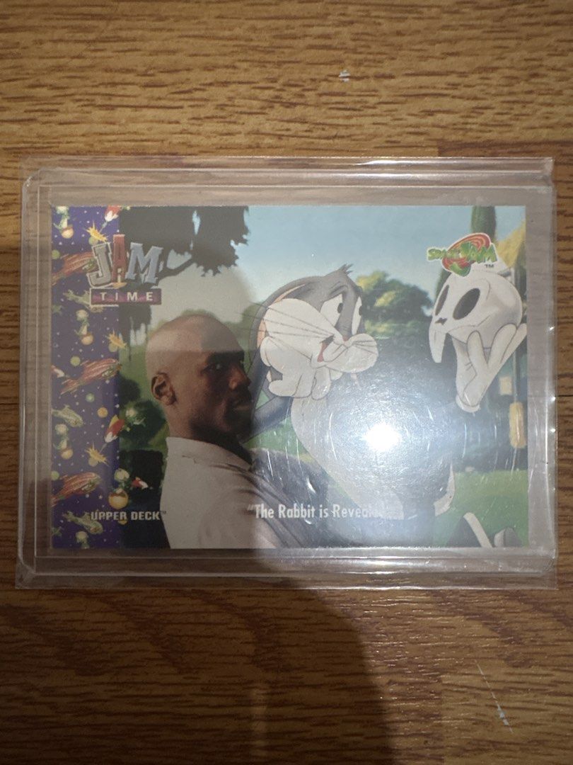 Bugs Bunny, Michael Jordan 3 (Category: Raw Singles) located in Makati City. Submitted by henry.g1 (Listing ID 1470561151, Image 1). Description: Near mint Upper Deck Michael Jordan Space Jam #3.
