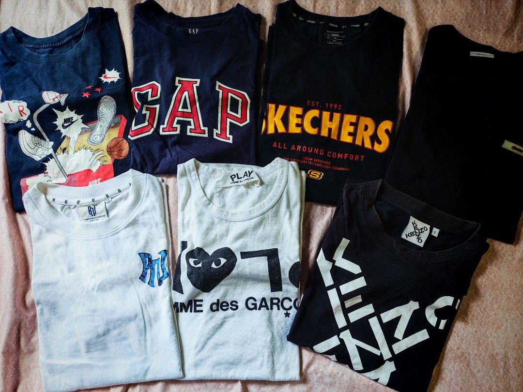 Bundle tshirts (Category: Tshirts & Polo Shirts ) located in Mandaluyong City. Submitted by fiercestorm.31 (Listing ID 1470603570, Image 1). Description: Pamigay sale!!! Med to Large fittings Excellent conditions.