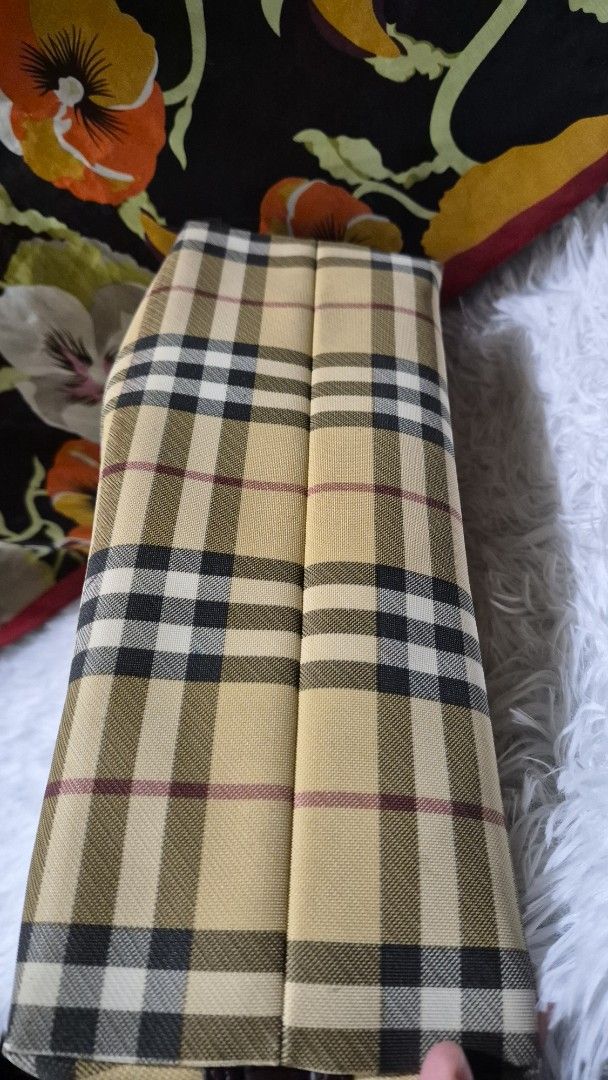 Burberry Check Nova Check Handbag Tote (Category: Looking For) located in Baguio. Submitted by jhaz_bags (Listing ID 1470678402, Image 3). Description: - Authentic Burberry handbag in iconic nova check canvas - Premium brown leather top handles and trim - Silver-tone hardware featuring front Burberry logo plate - Secure zip top closure - Clean interior with signature woven Burberry text pattern and zipped pocket - Excellent, well-maintained condi