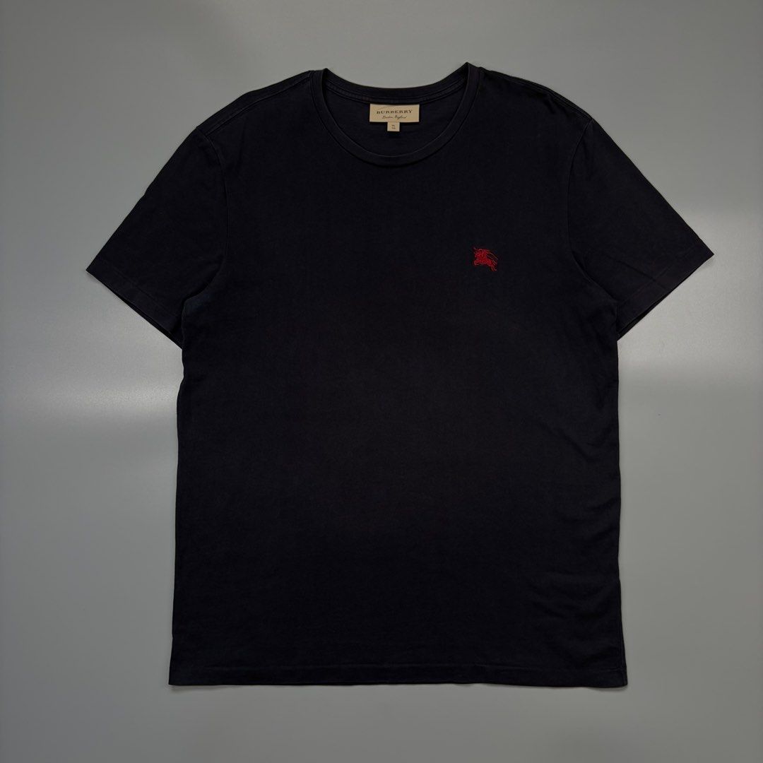 Burberry Emroidered Logo (Authentic) (Category: Activewear) located in Cavite. Submitted by onebeancent (Listing ID 1470730574, Image 1). Description: Size: Large (Men) | XL to XXL (Women's) Dimension: 21" Width | 28" Length Color: Navy Blue Color Rate: 9.8/10 Issue: None Condition: Excellent to new‼️ Price: 880php Additional Shipping Fee (J&T Small Pouch) 75php Luzon 100php visayas 120php mindanao.
