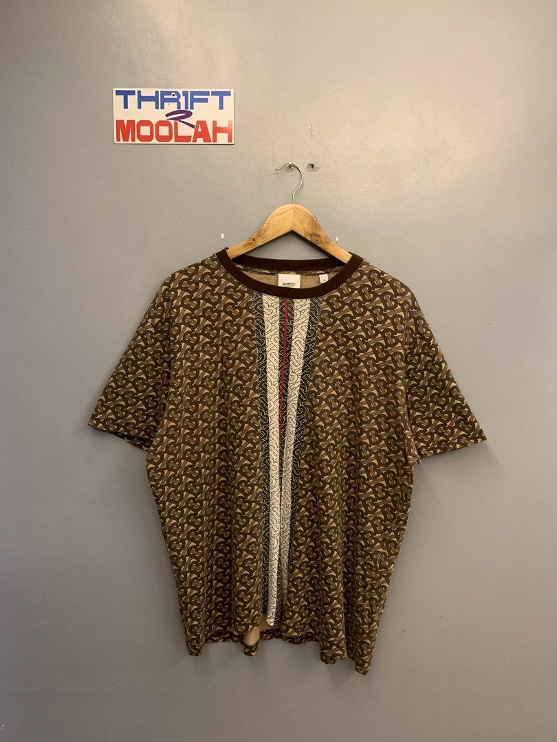 BURBERRY MONOGRAM STRIPE TEE (Category: Tshirts & Polo Shirts ) located in Cavite. Submitted by thrift2moolah (Listing ID 1470610833, Image 1). Description: BURBERRY MONOGRAM STRIPES TEE Size M on tag 24-25/27 - Good condition 600 plus sf.