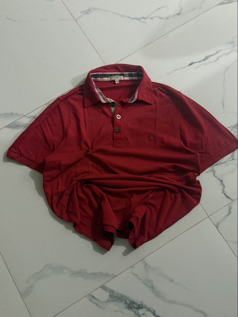 Burberry polo red (Category: Formal Shirts) located in Bacolod City. Submitted by wanluis (Listing ID 1470559853, Image 1). Description: .