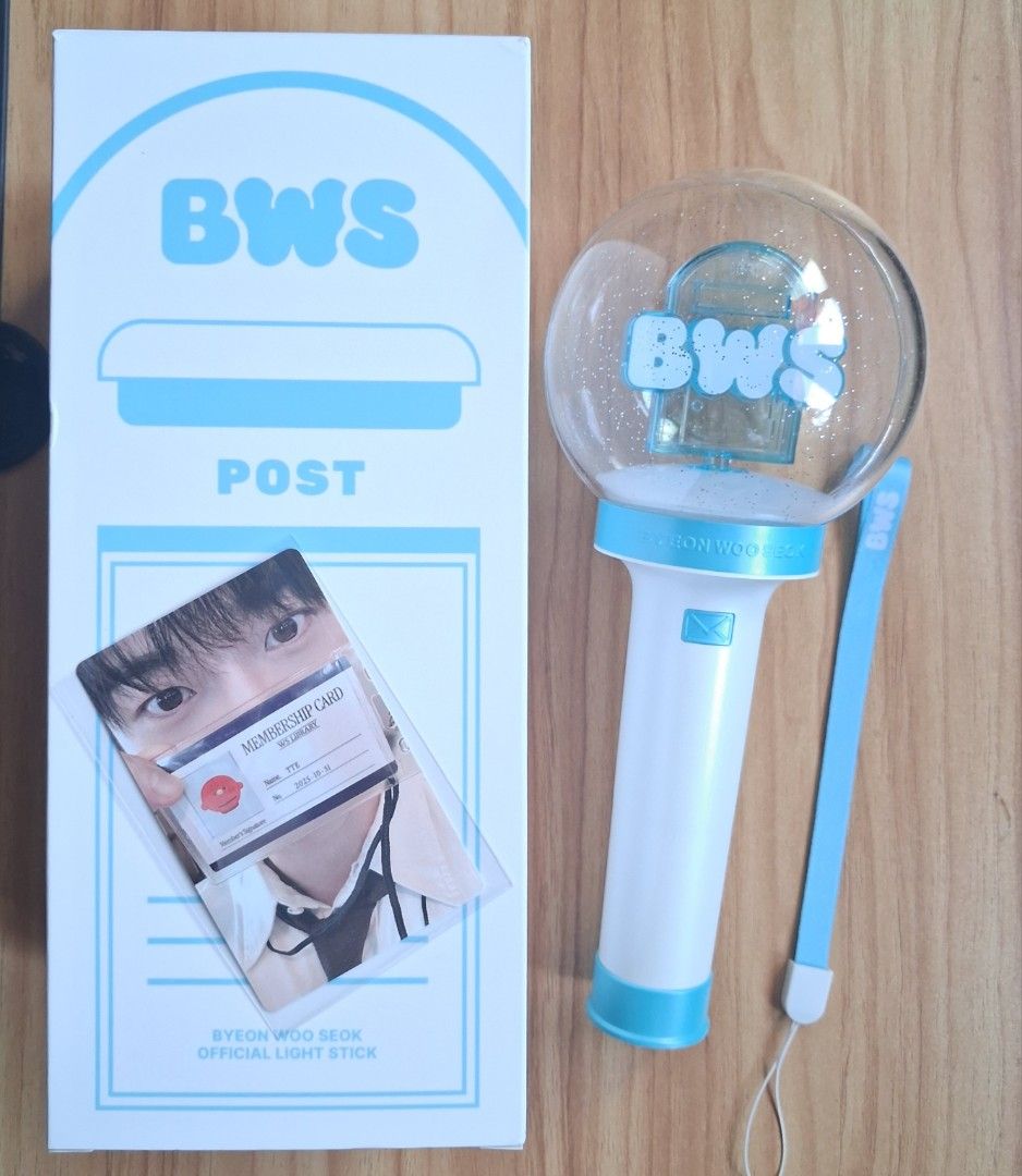 byeon woo seok official lightstick (Category: K-Wave Merchandise) located in Cavite. Submitted by fwairyu (Listing ID 1470567377, Image 1). Description: good condition onhand, ready to ship rfs : extra mop : gcash mod : jnt/lalamove/meetup.