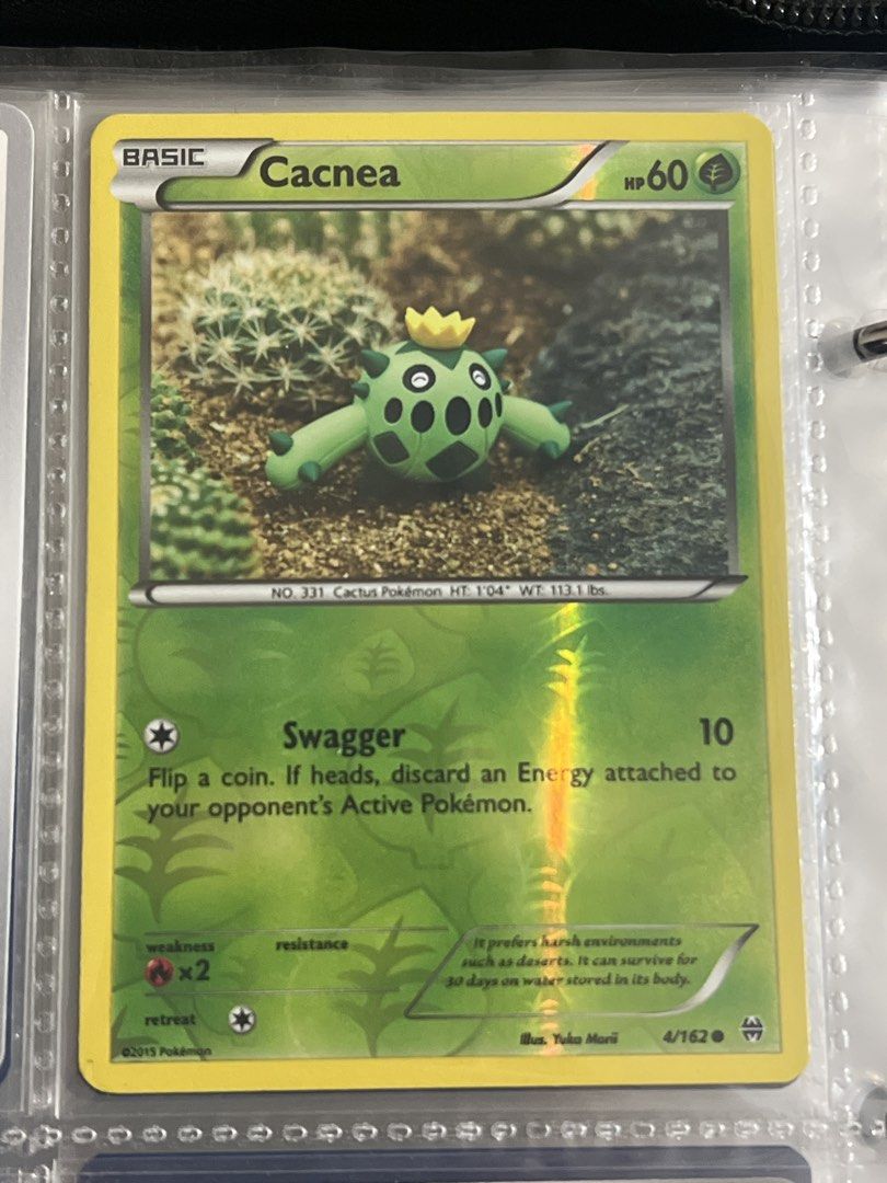 Cacnea 4/162 Common (Category: Raw Singles) located in Meycauayan. Submitted by wilsoncanonce (Listing ID 1470646164, Image 1). Description: collectr price @ 270 as of posting.