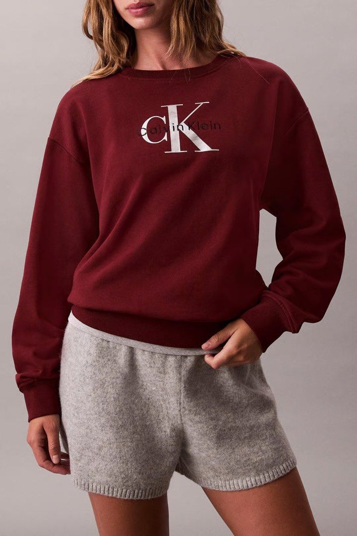Calvin Klein Monologo Sweatshirt (Category: Coats, Jackets and Outerwear) located in Mandaluyong City. Submitted by anything.goes. (Listing ID 1470724155, Image 1). Description: Calvin Klein Monologo French Terry Relaxed Sweatshirt Color: Renaissance Red Size: XS — Chest: 81-84cm — Waist: 65-68cm — Hips: 89-92cm Bought from Rustan’s. Low-ballers will not be entertained. .