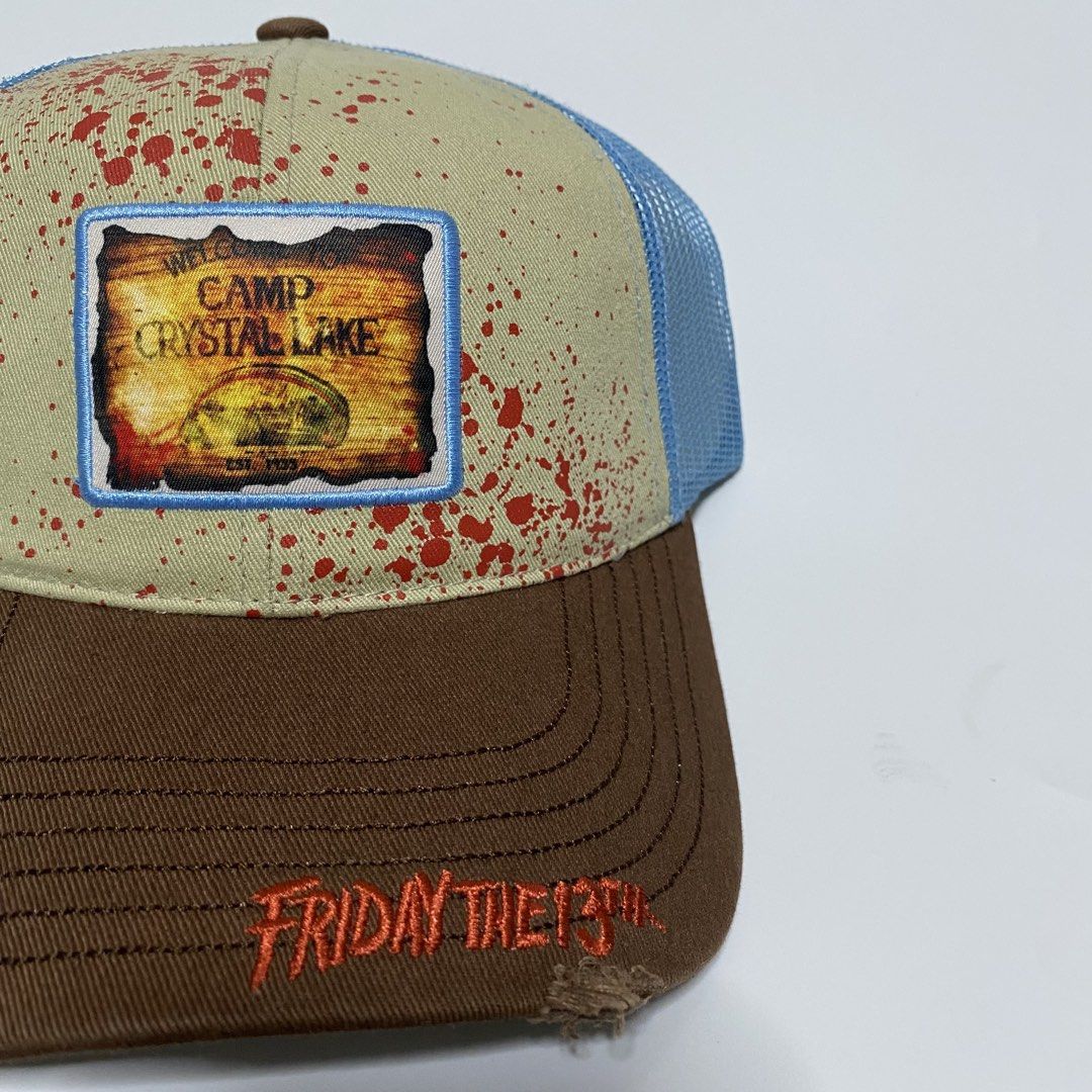 camp crystal lake friday the 13th merch (Category: Caps & Hats) located in Quezon City. Submitted by hatlocker (Listing ID 1470646830, Image 2). Description: 1,000 shipped dm.