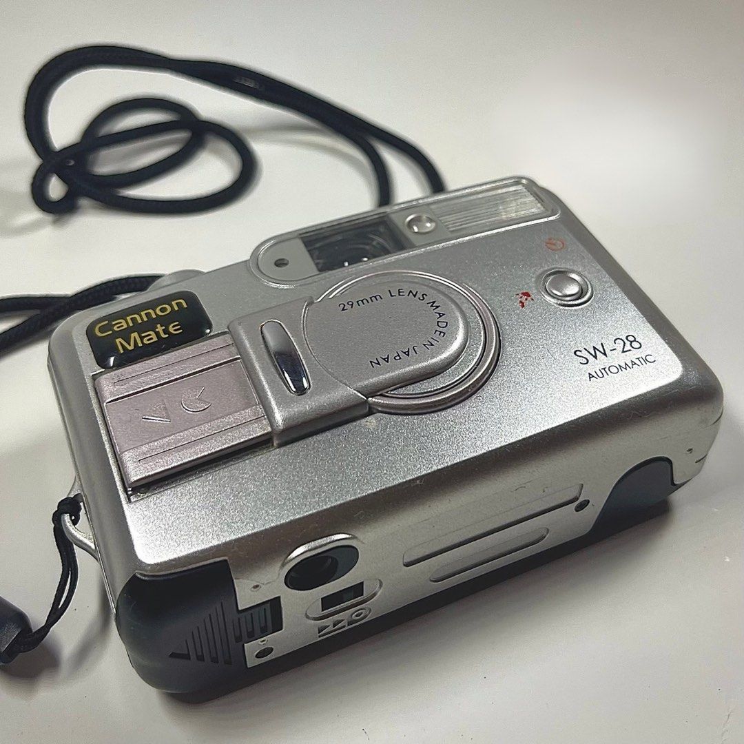 Cannon Mate SW-28 (Category: Cameras) located in Cavite. Submitted by gwythrifts (Listing ID 1470698566, Image 3). Description: Cannon Mate SW-28 35mm film cam AS IS Condition: 8/10 Issue: clicking issue Inclusions: Strap ₱ 1500.