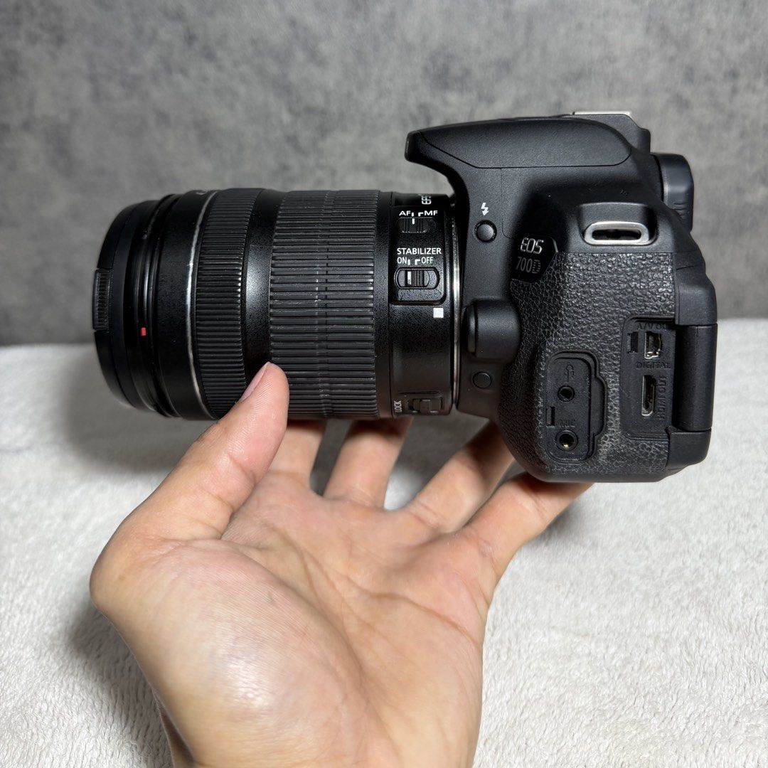 Canon EOS 700D (Category: Cameras) located in San Pedro. Submitted by sieee08 (Listing ID 1470647672, Image 3). Description: FOR SALE: Canon EOS 700D + EF-S 18-135mm IS STM Lens KEY BENEFITS: 🔴 18MP DSLR camera for detailed photos 🔴 Touchscreen display 🔴 Full HD video recording 🔴 Versatile 18-135mm zoom range 🔴 Image Stabilization (IS) to help reduce camera shake 🔴 STM autofocus INCLUSIONS: 🔴 Canon EOS 700D camera body 🔴 Canon EF-S 18-135