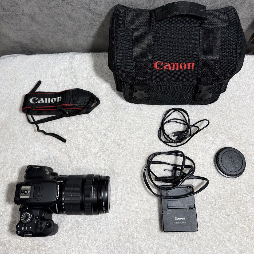 Canon EOS 700D (Category: Cameras) located in San Pedro. Submitted by sieee08 (Listing ID 1470647672, Image 1). Description: FOR SALE: Canon EOS 700D + EF-S 18-135mm IS STM Lens KEY BENEFITS: 🔴 18MP DSLR camera for detailed photos 🔴 Touchscreen display 🔴 Full HD video recording 🔴 Versatile 18-135mm zoom range 🔴 Image Stabilization (IS) to help reduce camera shake 🔴 STM autofocus INCLUSIONS: 🔴 Canon EOS 700D camera body 🔴 Canon EF-S 18-135