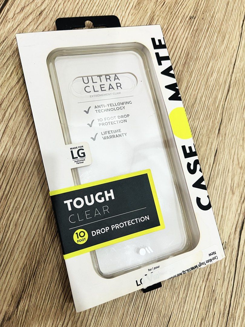 Casemate Tough Clear case for LG V60 (Category: Cases & Sleeves) located in Quezon City. Submitted by ccgem (Listing ID 1470637293, Image 3). Description: Non-yellowing clear case , TPU frame and hard PC back for LG V60 Cloudiness around the frame can be cleaned via wet cloth or with alcohol Bought at price ₱1890 .