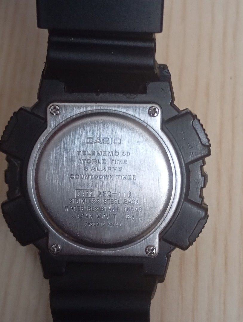 Casio (Category: Men's Watches) located in Las Pinas. Submitted by quick_deals_great_finds2 (Listing ID 1470675503, Image 3). Description: Original good working condition.