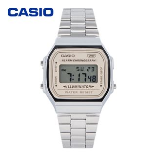 CASIO Vintage LA680WGA-9D Illuminator Digital Watch, Gold, Men's ...