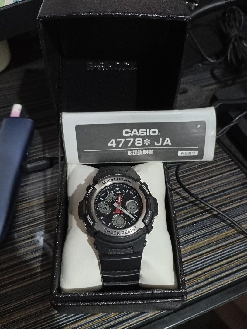 Casio G-Shock Digital & Analog Watch Collection (Category: Men's Watches) located in Manila. Submitted by jcaseanti (Listing ID 1470717872, Image 2). Description: - Brand: Casio G-Shock - Color: Classic Black - Build: Tough round resin cases & comfortable rubber straps - Features: Shock-resistant, water-resistant, digital-analog displays - Available Models: DW-5750E and more (check photos) - Options: Buy per piece or take the whole box - Conditio